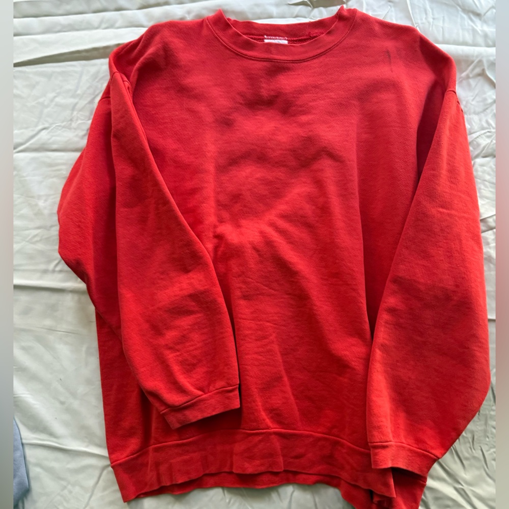 Guess Vibrant Red Crewneck Sweater
